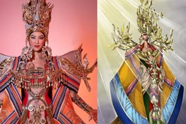 Honran cultura tradicional vietnamita en Miss Supranational 2022