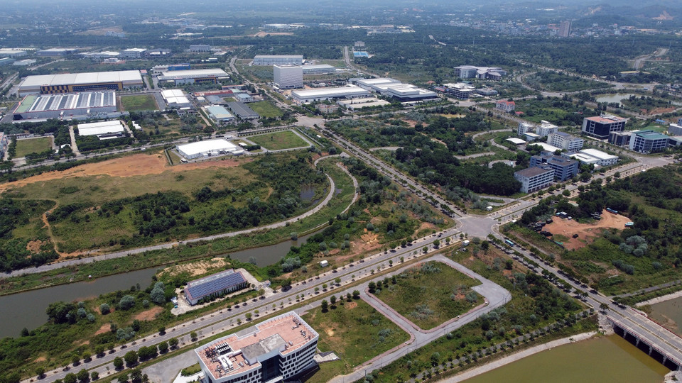 El Parque de alta tecnología Hoa Lac está divido en ocho subdivisiones funcionales. (Foto: VNA)