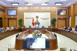 El Comité Permanente de la Asamblea Nacional de Vietnam inicia hoy su 43 reunión, bajo la presidencia del titular del Legislativo, Tran Thanh Man. (Fuente: VNA)